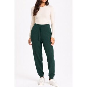 Closed Womens Knit Joggers Forest Green Wool Blend Drawstring Sweatpants
